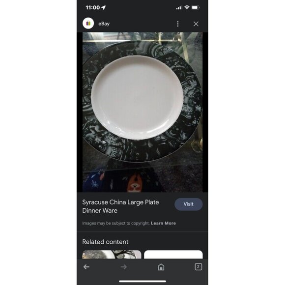 Vtg Syracuse China Restaurant Ware Charger Chop Plate Set Of 6 Hunter Green Casc - Picture 3 of 5